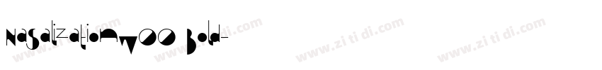 NasalizationW00 Bold字体转换